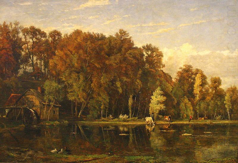 Theodore Fourmois L'etang - De vijver china oil painting image